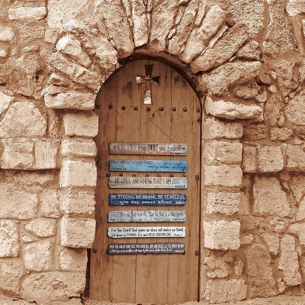 Grandparents Day Gifts for Church Christian Wall Art Office Inspirational Wooden - Picture 7 of 7